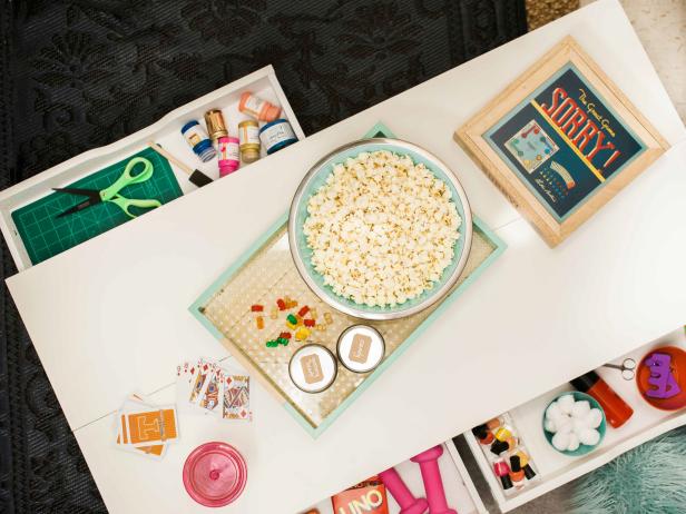 Dorm Room Takeover DIY Coffee Table With Drawer Storage and White Tabletop With Turquoise and Gold Breakfast Tray Dorm Room Takeover DIY Coffee Table With Drawer Storage and White Tabletop With Turquoise and Gold Breakfast Tray