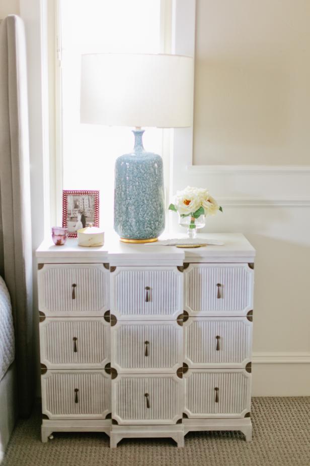 Unique Nightstand in Master Retreat Unique Nightstand in Master Retreat