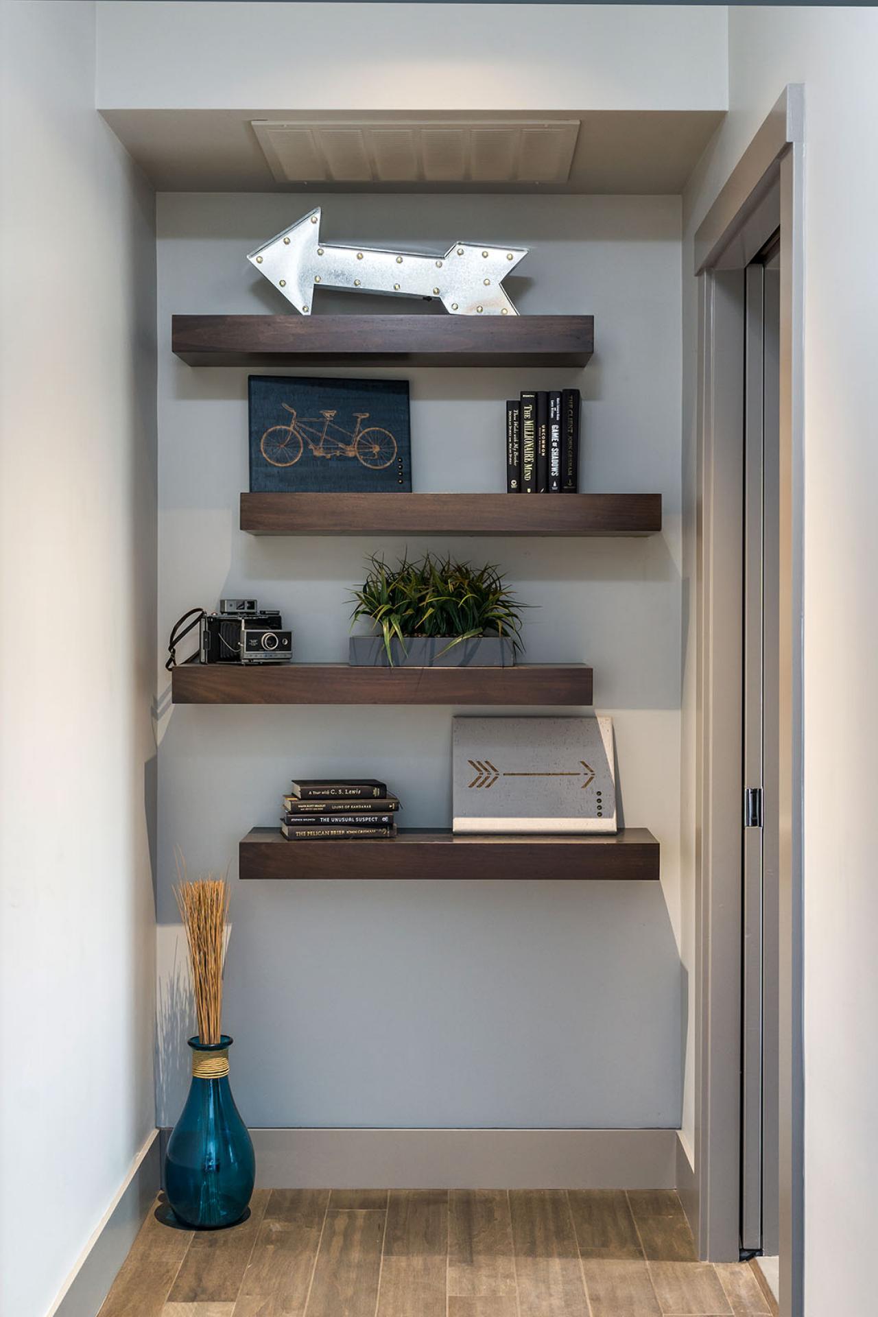 12 Ways to Decorate With Floating Shelves HGTV's Decorating & Design