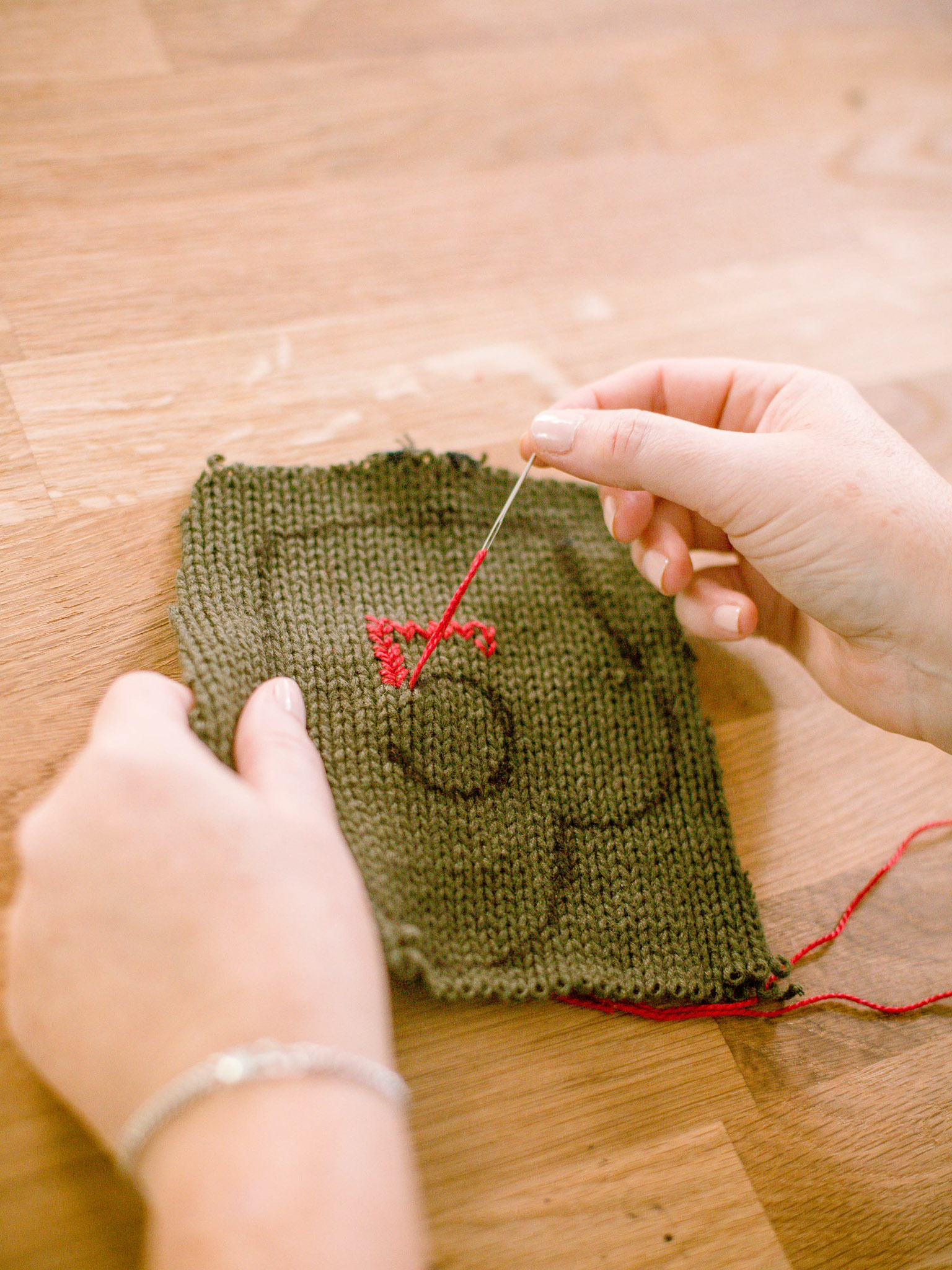 knitting duplicate stitch numbers