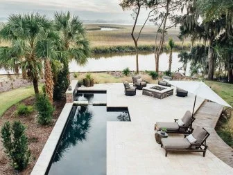Pool and Marsh View