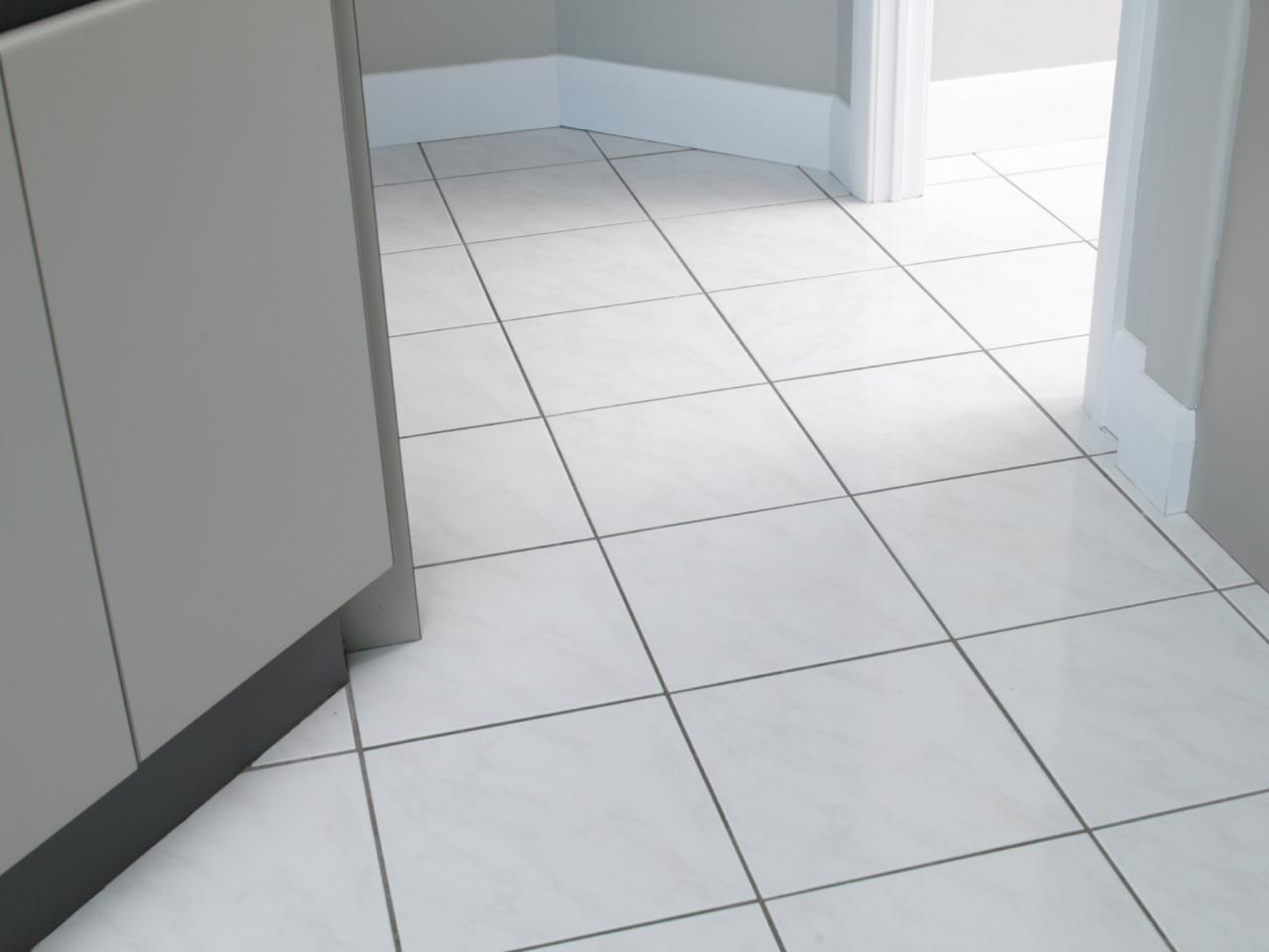 What is the best way to clean tile floors?