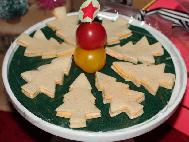Tree-Shaped Sandwiches Tree-Shaped Sandwiches