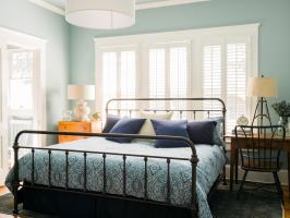 A Master Bedroom With a Nautical Touch