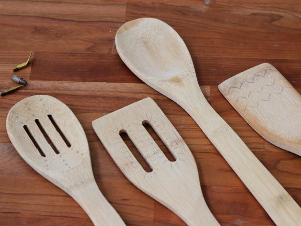 Wood-Burned Kitchen Utensils: Plan Design Wood-Burned Kitchen Utensils: Plan Design