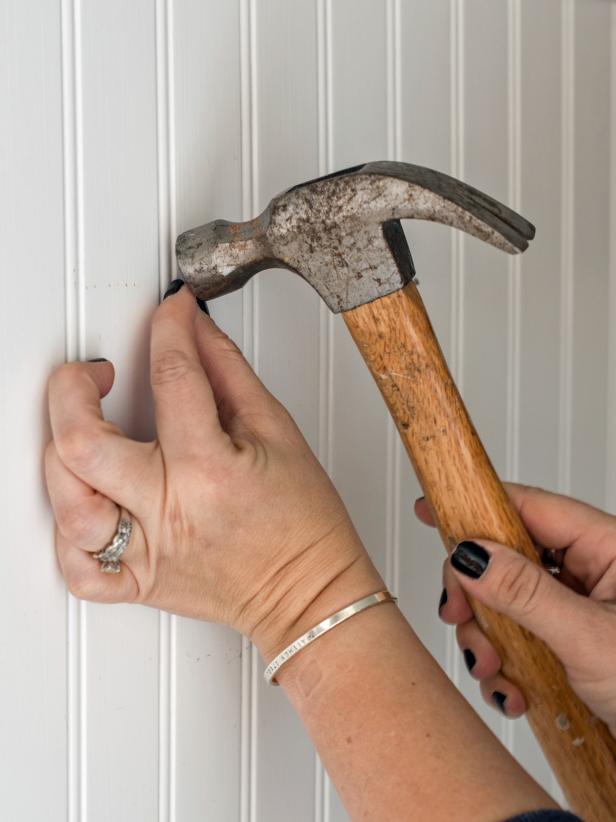 Step 1: Hammer First Nail into Wall Step 1: Hammer First Nail into Wall