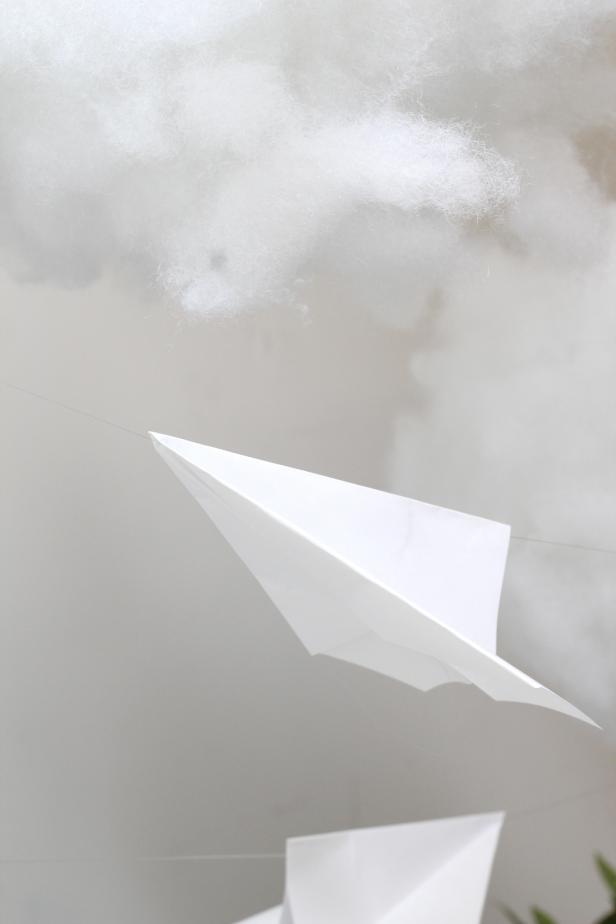Paper Airplane Garland for Travel Themed Baby Shower Paper Airplane Garland for Travel Themed Baby Shower