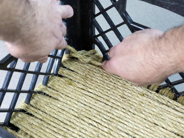 Create a Milk Crate Woven Stool