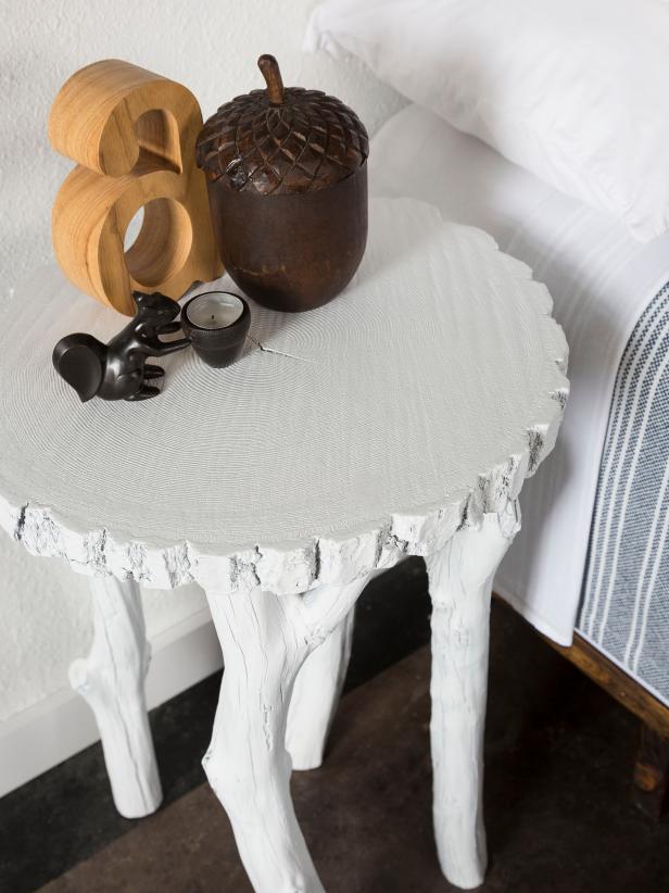 Modern Faux Bois Table Modern Faux Bois Table