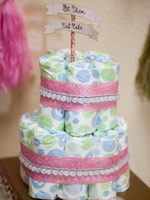How to Make a Diaper Cake How to Make a Diaper Cake