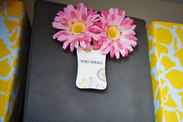 "Too Small" Box in Child's Closet "Too Small" Box in Child's Closet