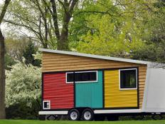 Colorful Exterior of Tiny Toybox Home