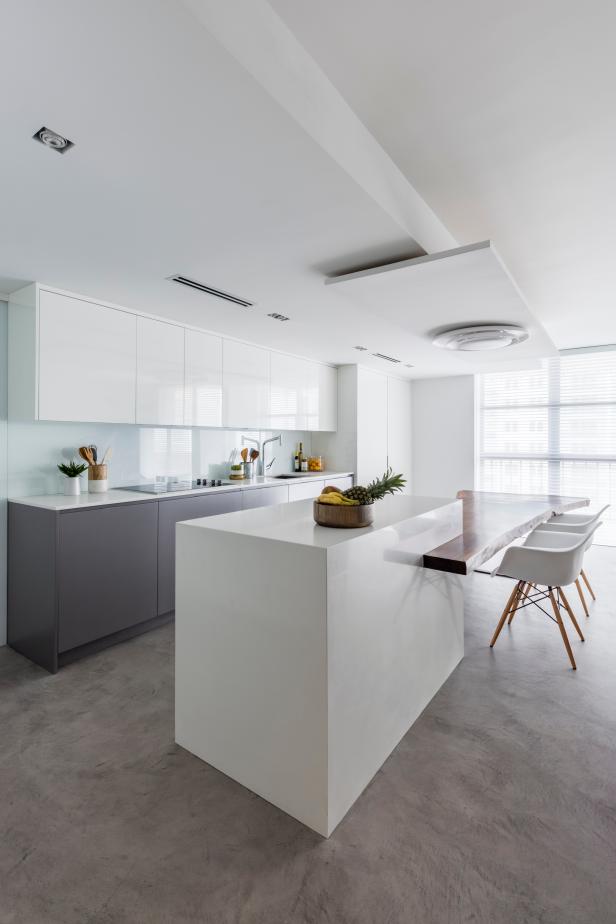 White Modern Kitchen White Modern Kitchen