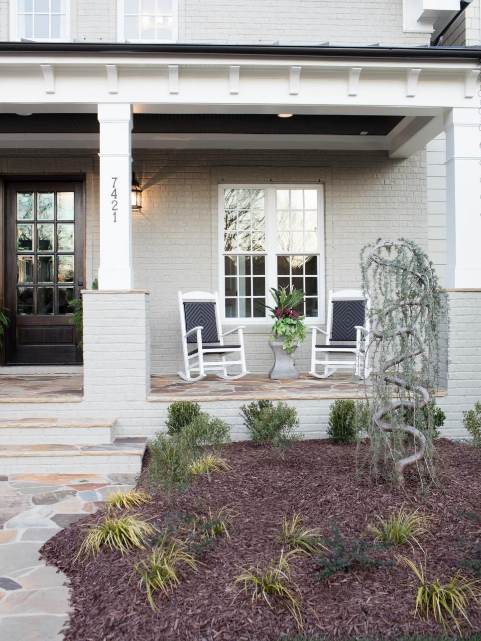 Porch Seating Smart Home 2016 Front Yard: Landscaping