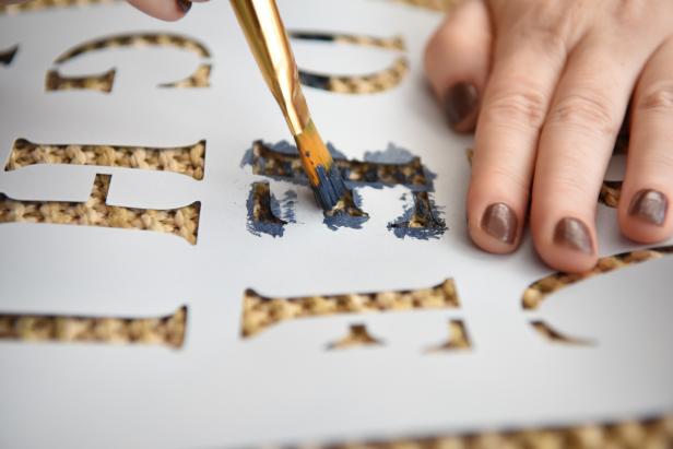 Step 4- Paint Letters