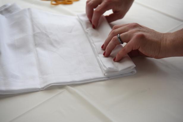 Step 2- Fold the Napkin