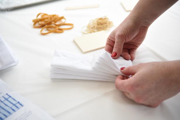 Step 2- Fold the Napkin