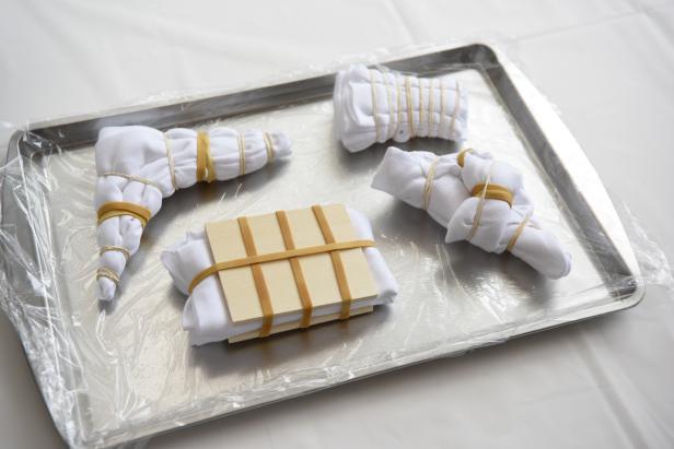 Step 3- Wet the Napkin