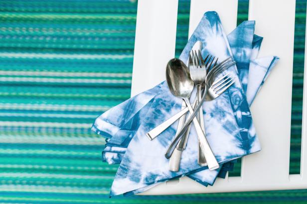Remember how much fun tie dye was back in the day? Itâ  s back, but in a much more sophisticated wayâ ¦ Give your table a well-traveled, eclectic look with these beautiful handmade Japanese inspired napkins.