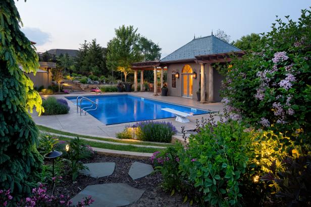 In-Ground Pool with Pool House In-Ground Pool with Pool House