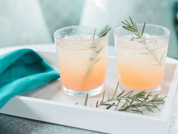 Rosemary Greyhound Cocktail with Simple Syrup Rosemary Greyhound Cocktail with Simple Syrup