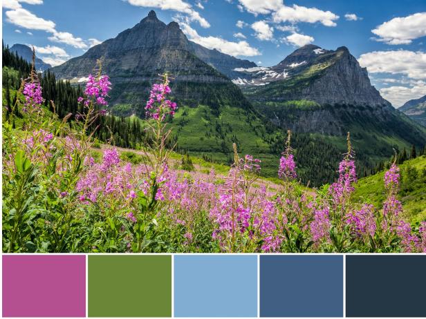 Glacier National Park Palette Glacier National Park Palette