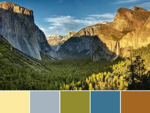 Yosemite National Park Palette Yosemite National Park Palette