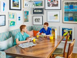 Boston Home Full of Art