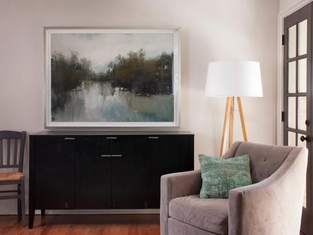 Neutral Living Room With Nature-Inspired Art Neutral Living Room With Nature-Inspired Art