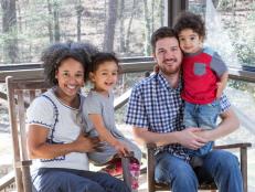 Long Family on Screened Deck