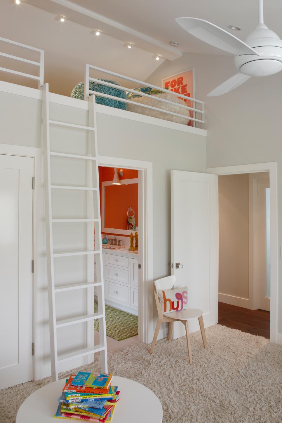 White Playroom With Loft Playroom With Loft