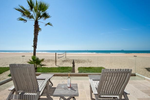 Beachfront Patio With Chairs Beachfront Patio With Chairs