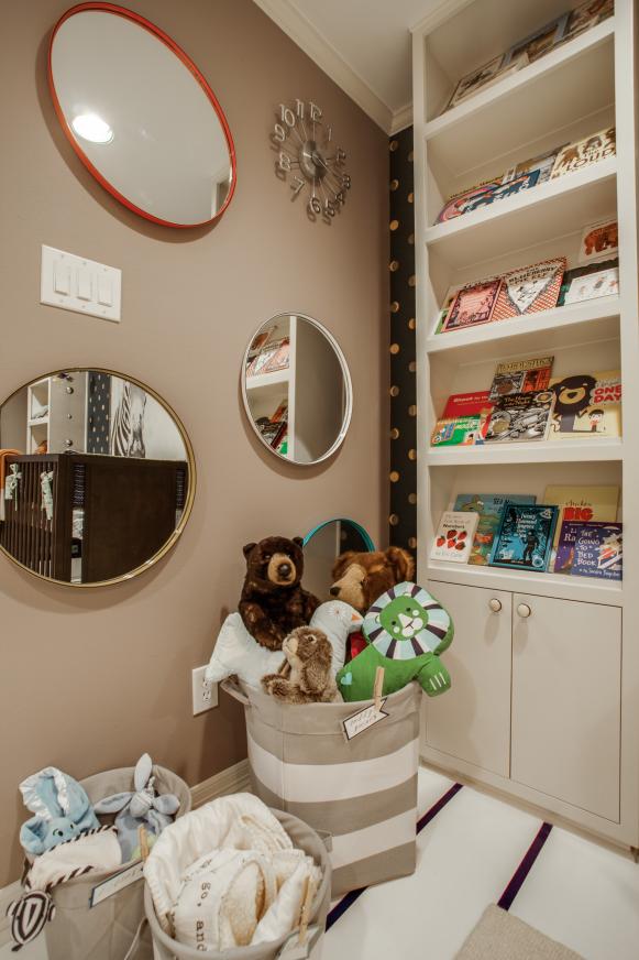 Corner of Kid's Room With Bookshelf Corner of Kid's Room With Bookshelf