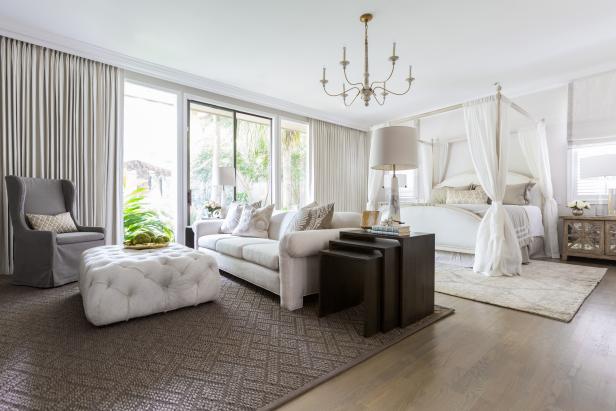 Sophisticated Sitting Area in Master Bedroom Sophisticated Sitting Area in Master Bedroom