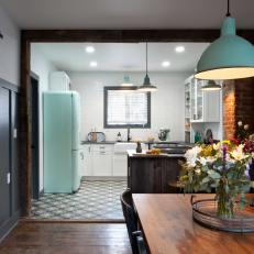 Mint Green Details Connect Spaces and Maintain an Authentic Design