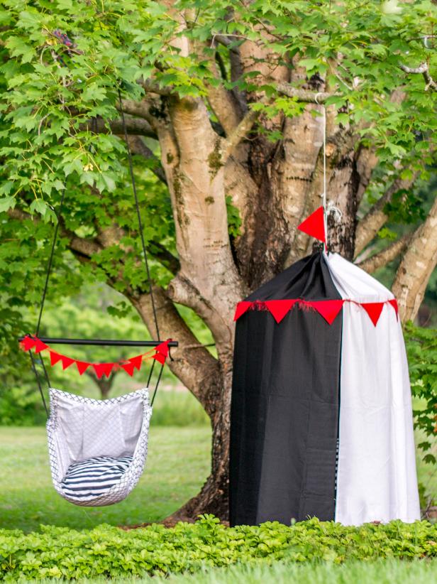 DIY Kids Hammock Swing Chair and Mini Circus Tent Cover 4 DIY Kids Hammock Swing Chair and Mini Circus Tent Cover 4