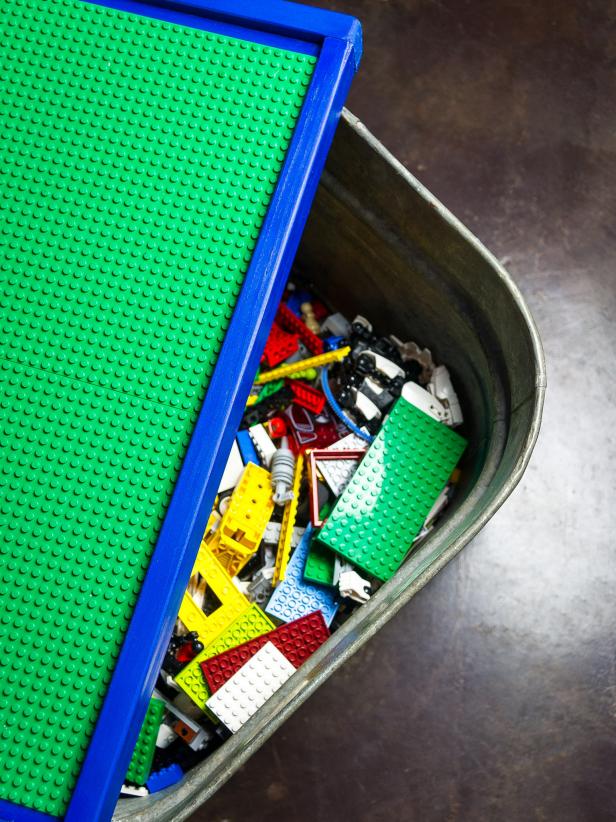 DIY Galvanized Tub Storage DIY Galvanized Tub Storage