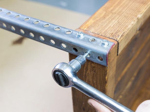 Create your own industrial style log rack