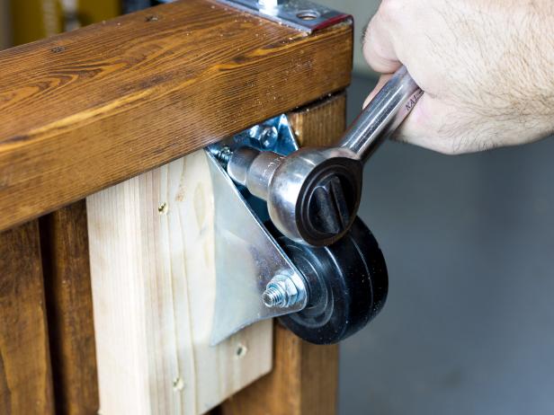 Create your own industrial style log rack