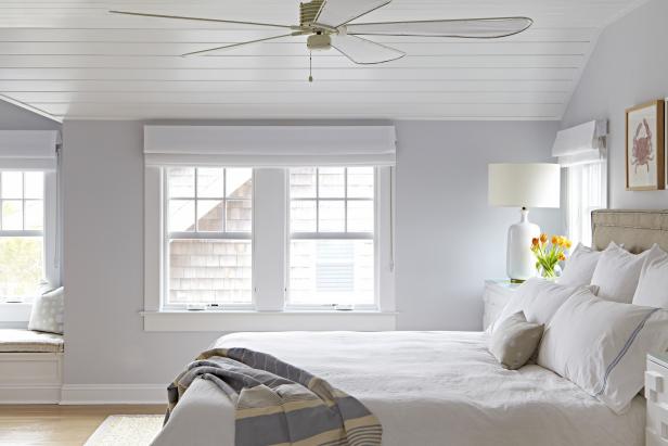 Peaceful, Gray Master Bedroom With Coastal Design Peaceful, Gray Master Bedroom With Coastal Design