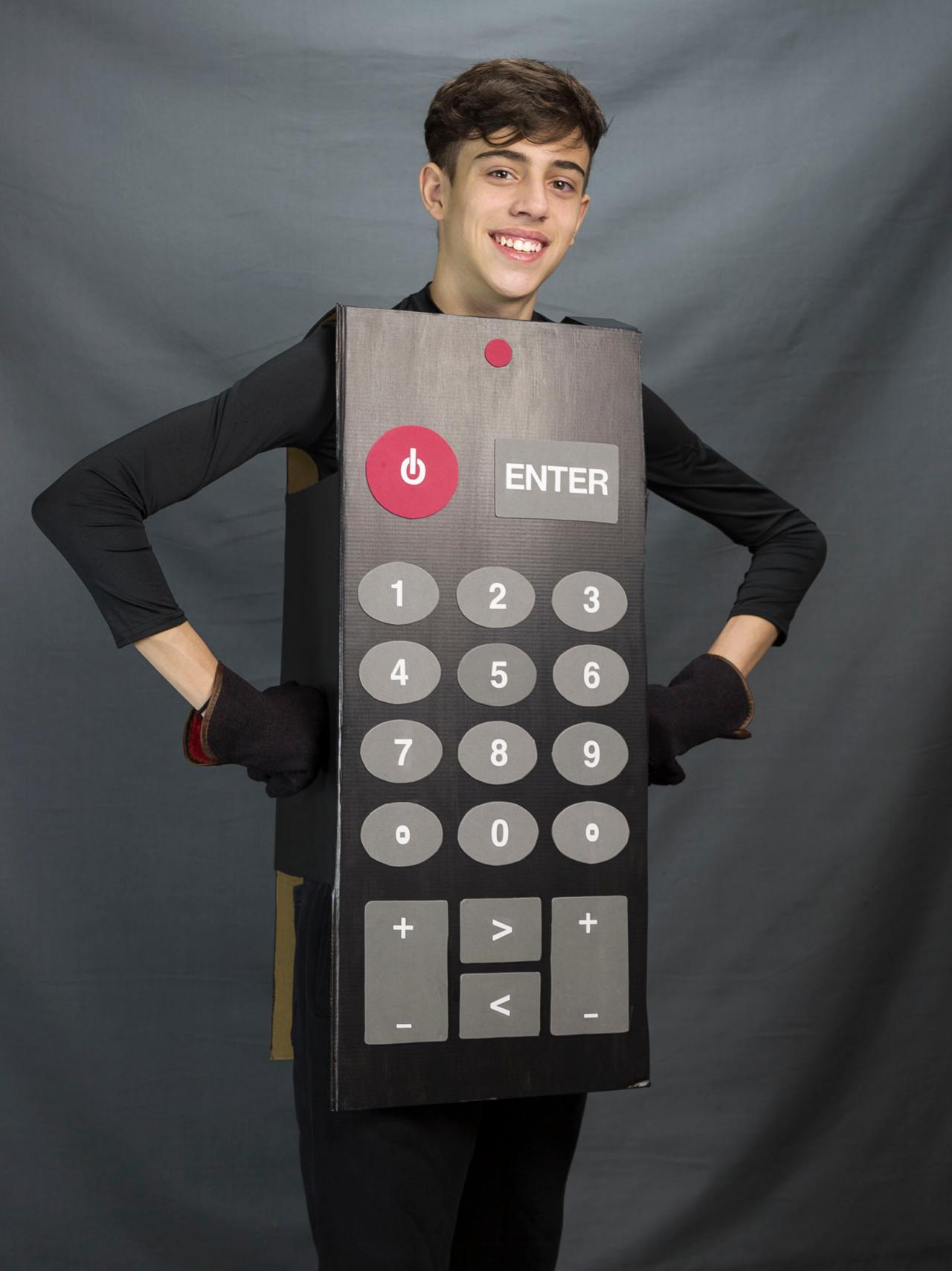 Easy Budget Halloween Costume: TV Remote Control | how-tos | DIY