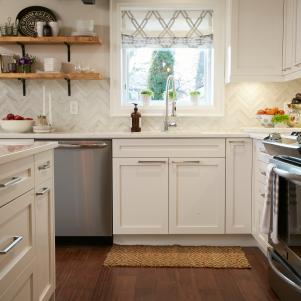 White Contemporary Kitchen