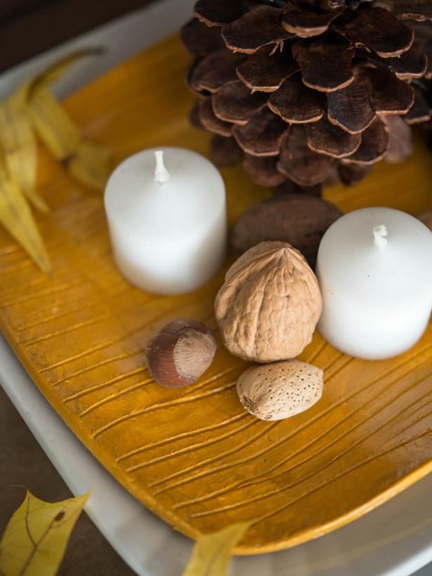 Handmade holiday decor are usually the pieces that become heirlooms. Make this simple and pretty decorative tray for fall with air-dry clay and some paint. It's a perfect craft for adult and kids alike.
