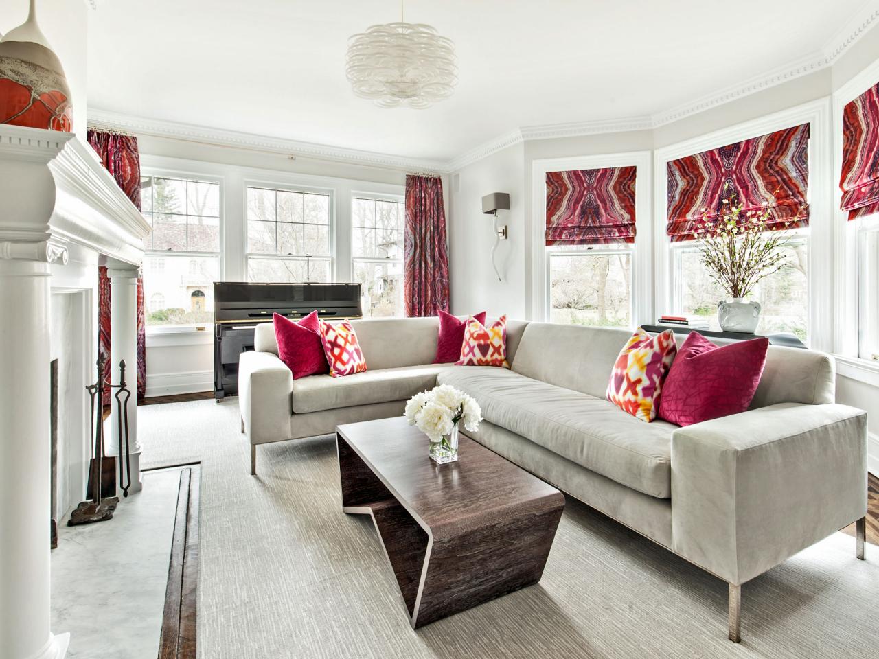 12 Living Room Ideas for a Grey Sectional  HGTVs Decorating  Design Blog  HGTV