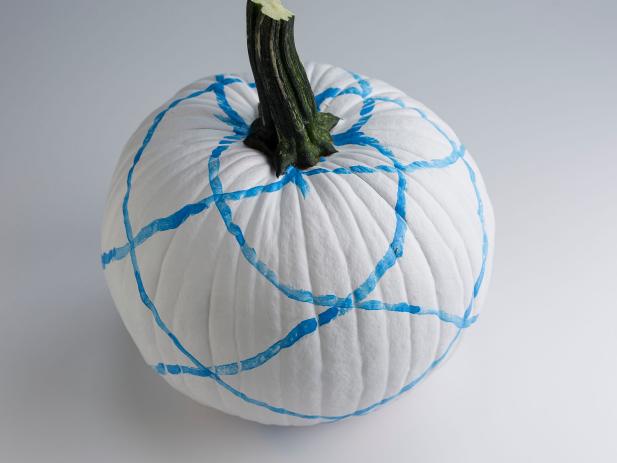 Chinoiserie Halloween Pumpkin HGTV shows you how to decorate a Halloween party in a chinoiserie pattern