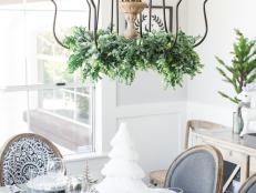 Rustic Holiday Dining Table