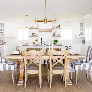 Dining Room with Modern Farmhouse Design