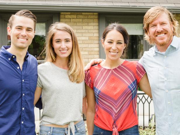 As seen on Fixer Upper, behind-the-scenes at the Hardy home reveal. (Behind-the-scenes)