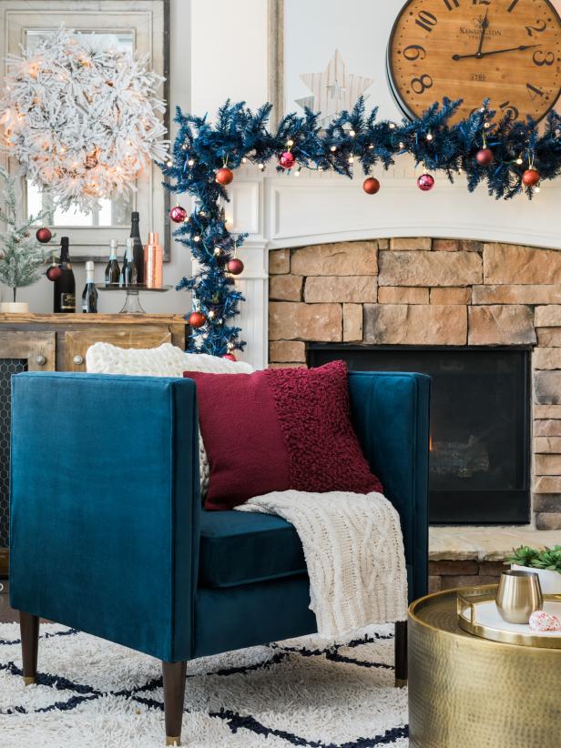 How to Decorate Your Mantel for the Holidays | HGTV