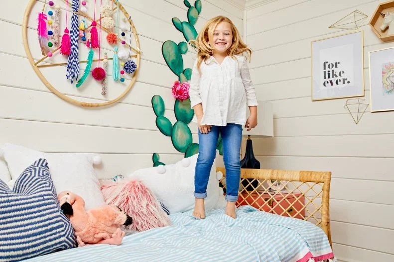 Eclectic girl's room